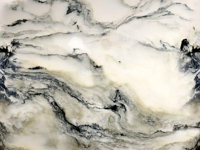 高清大理石水墨畫山水電視背景墻 自然紋理與現代美學的詩意融合